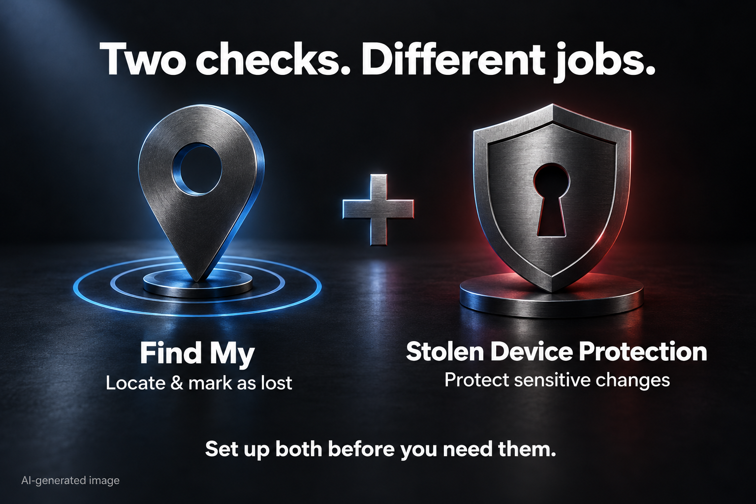 iPhone 18 Pro, two checks, different jobs