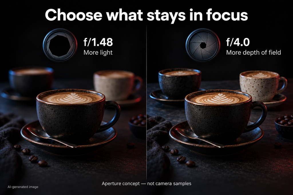 iPhone 18 Pro variable aperture concept: choose what stays in focus